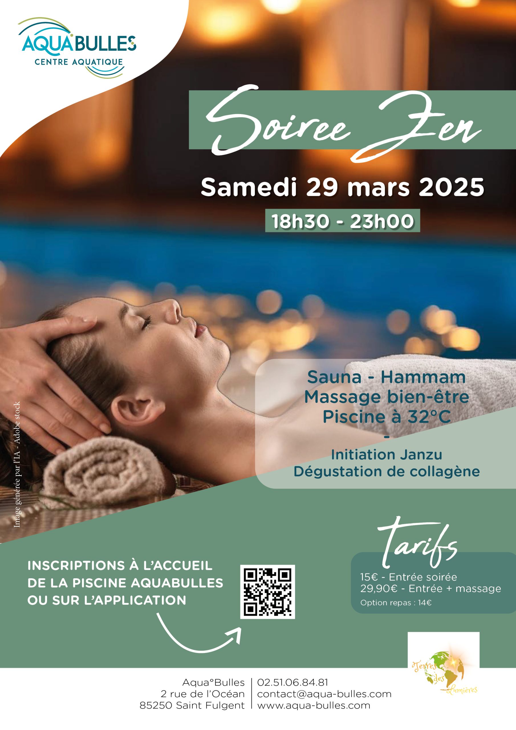 Auqa°Bulles - Soirée zen - Massages - 29 mars 2025